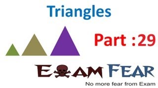 Maths Triangles part 29 (Examples Similarity of triangle) CBSE class 10 Mathematics X Profile