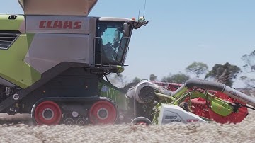 Perenjori Harvest 2024 – Claas Lexion 7600 & John Deere 9370R in Action