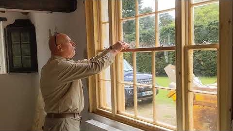 A Venetian sash window made by me - on site - with basic power tools. An introduction.