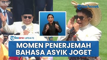 Gagal Fokus! Penerjemah Bahasa Isyarat Sibuk & Asyik Joget saat 