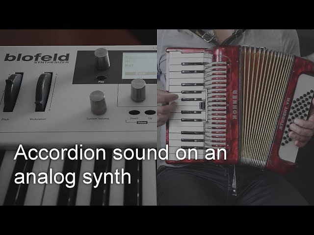How to create an accordion sound on a synthesizer - YouTube