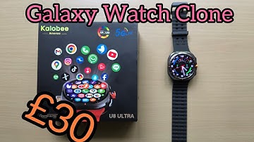 U8 Ultra Smart Watch Unboxing (The Galaxy Watch Ultra Clone)