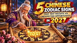 5 Chinese Zodiac Signs That May Receive an Unexpected Opportunity in 2027