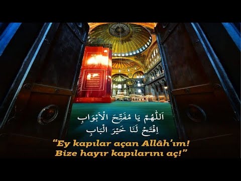 Rızık Duası: Ey kapıları açan Allah'ım, bize hayır kapılarını aç.