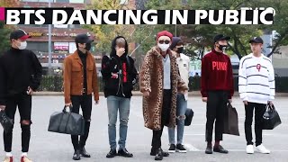 Video thumbnail of "BTS DANCING IN PUBLIC AND STREET PT. 1"