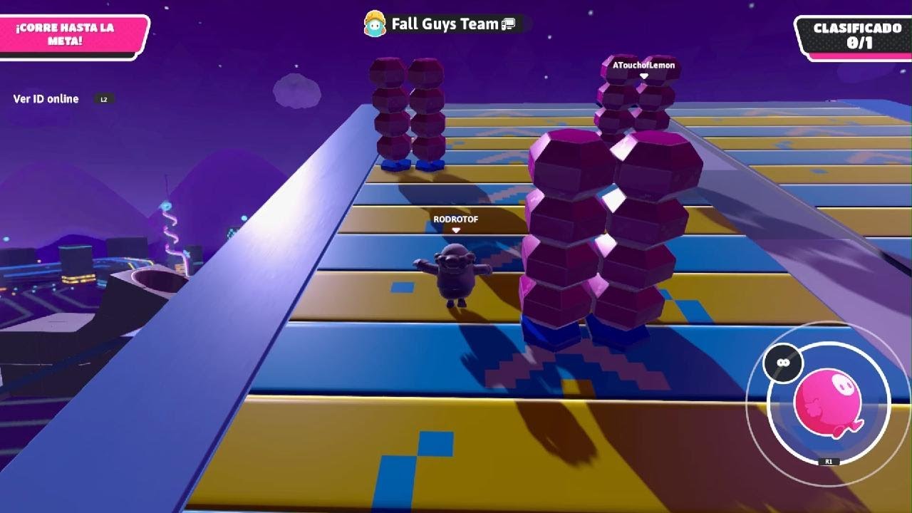 Fall Guys - Campeón 14856 + Tutorial de Downtown rush 34 + 1º por 9894ª vez