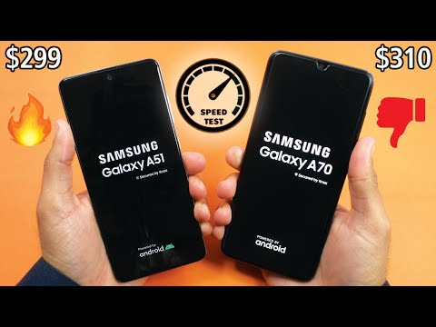 Samsung Galaxy A51 vs Samsung Galaxy A70 Speed Test! (4K)😱🔥