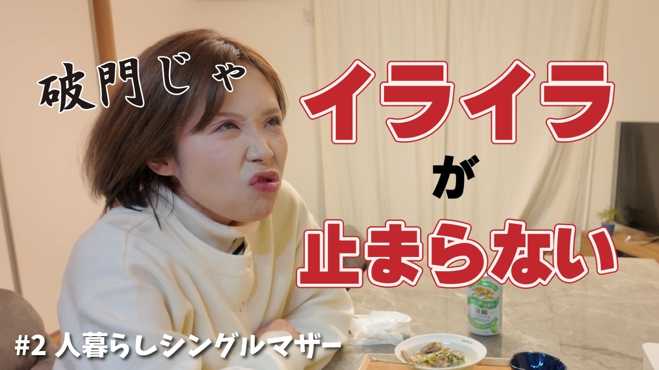 ホルモンにぶん回される41才生理前イライラ症候群/二人暮らしってしんどい/シングルマザー