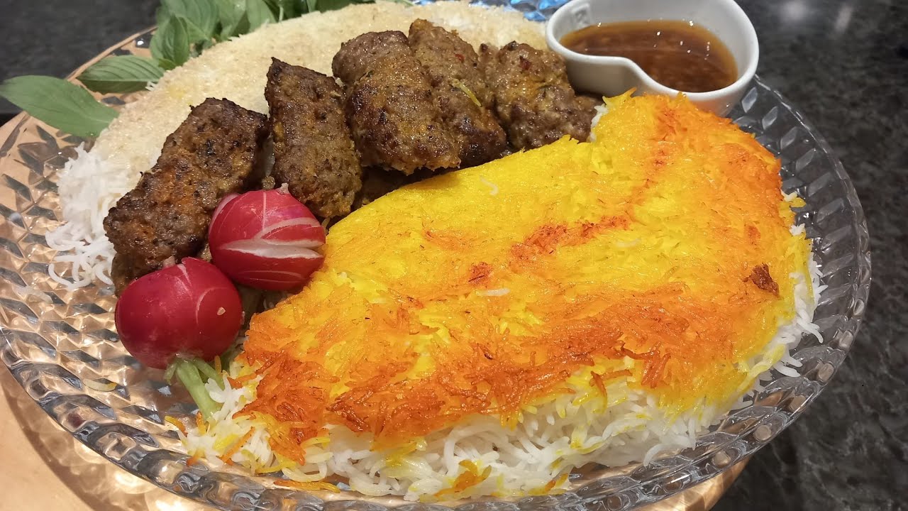 Saffran Ris pann kabab med saffran och ris - YouTube