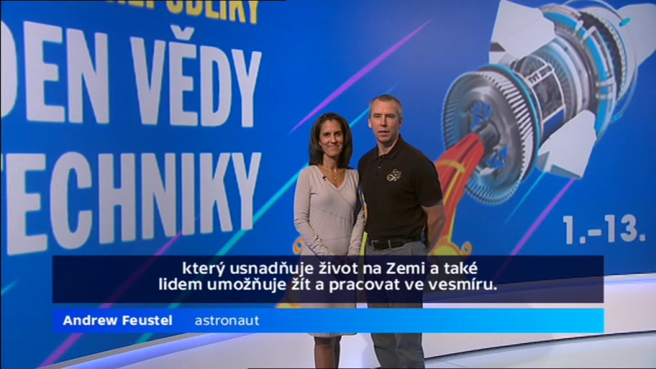 Andrew Feustel pro Týden vědy techniky AV ČR
