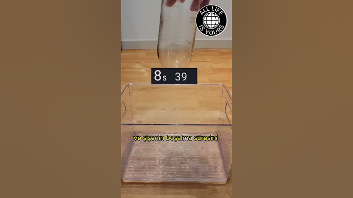 Hızlı Su Boşaltma
