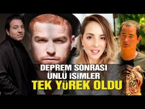 Deprem Sonrası Ünlü