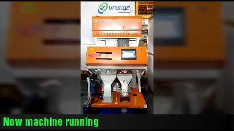 Orange Plastic Scrap Color Sorting Machine