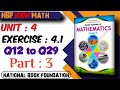 Exercise 4.1 class 9th I Question 12-29 I Part 3
