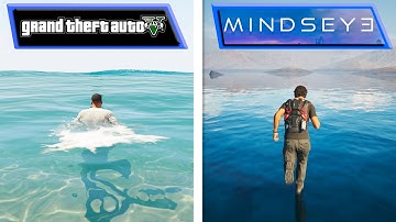 Mindseye VS GTA V | Graphics, Physics & Details Comparison