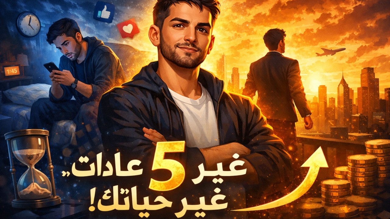 العادات الخمس التي ستغيّر حياتك هذا العام | قصة ملهمة عن النجاح والانضباط