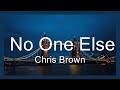 Chris Brown - No One Else (Lyrics) ft. Fridayy  | Music Nellie
