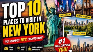 Celebrity Top 10 NYC Places You MUST Visit 🗽 | Wait for #1  Wealth