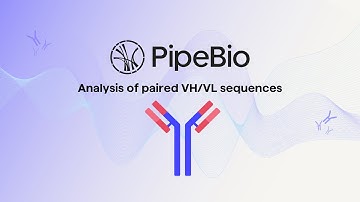 Analyzing full IgG antibody with paired VH/VL sequences