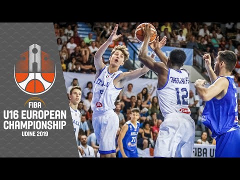 Italy v Greece - Full Game - FIBA U16 European Championship 2019