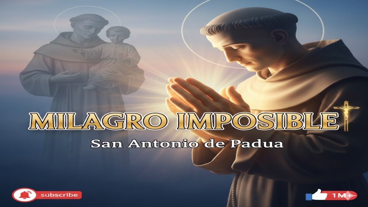 Oración Poderosa a San Antonio de Padua 💫 Para un Milagro Urgente y ...