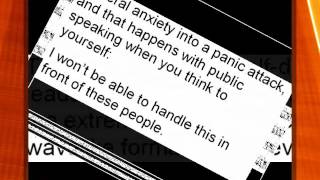 Anxiety and Public Speaking by Panic Away author Barry McDonagh