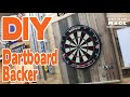 How To Make A Dartboard Backboard DIY Woodworking 
