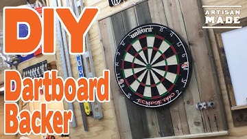 How to make a dartboard backboard // DIY Woodworking