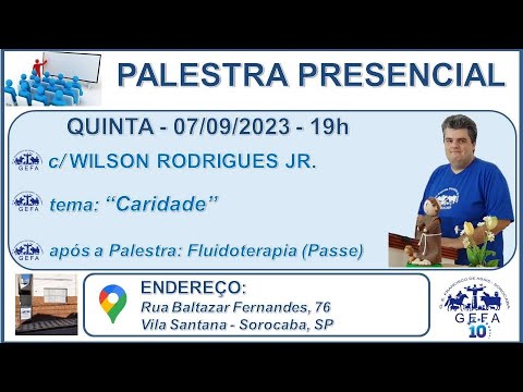 Assista: Palestra Presencial - c/ WILSON RODRIGUES JR. (07/09/2023)