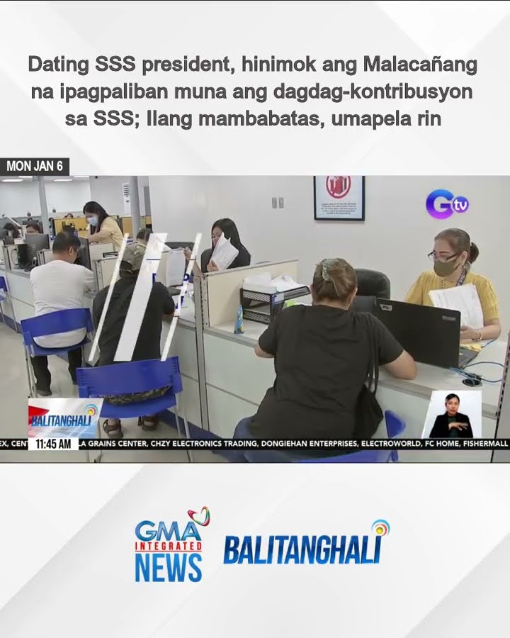 Dating SSS president, hinimok ang Malacañang na ipagpaliban muna ang dagdag... | Balitanghali