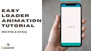 Loader Animation Tutorial | HTML And CSS [Hindi]
