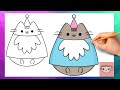 How To Draw Pusheen Gnome | Cute Easy Drawing Tutorial