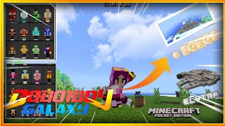 Download skin Minecraft Boboiboy galaxy dan bonos wing screenshot 4