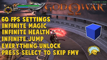 God of War Cheat Codes Everything Unlock & Unlimited | 60 Fps Best Settings Low End Device Lag Fix