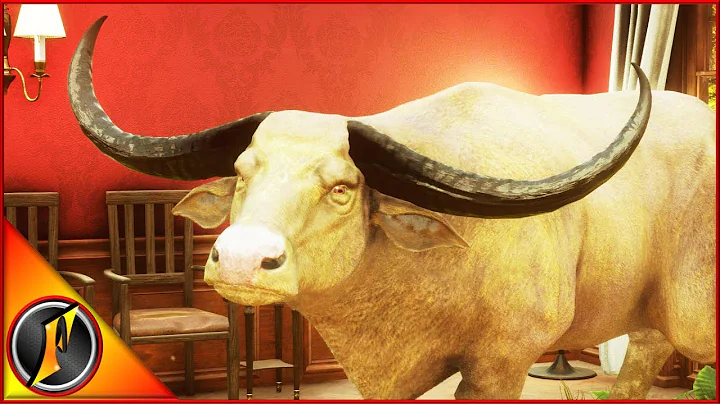 Diamond Albino Water Buffalo?!?