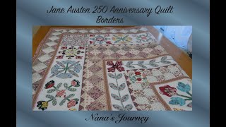 Jane Austen Quilt: Borders