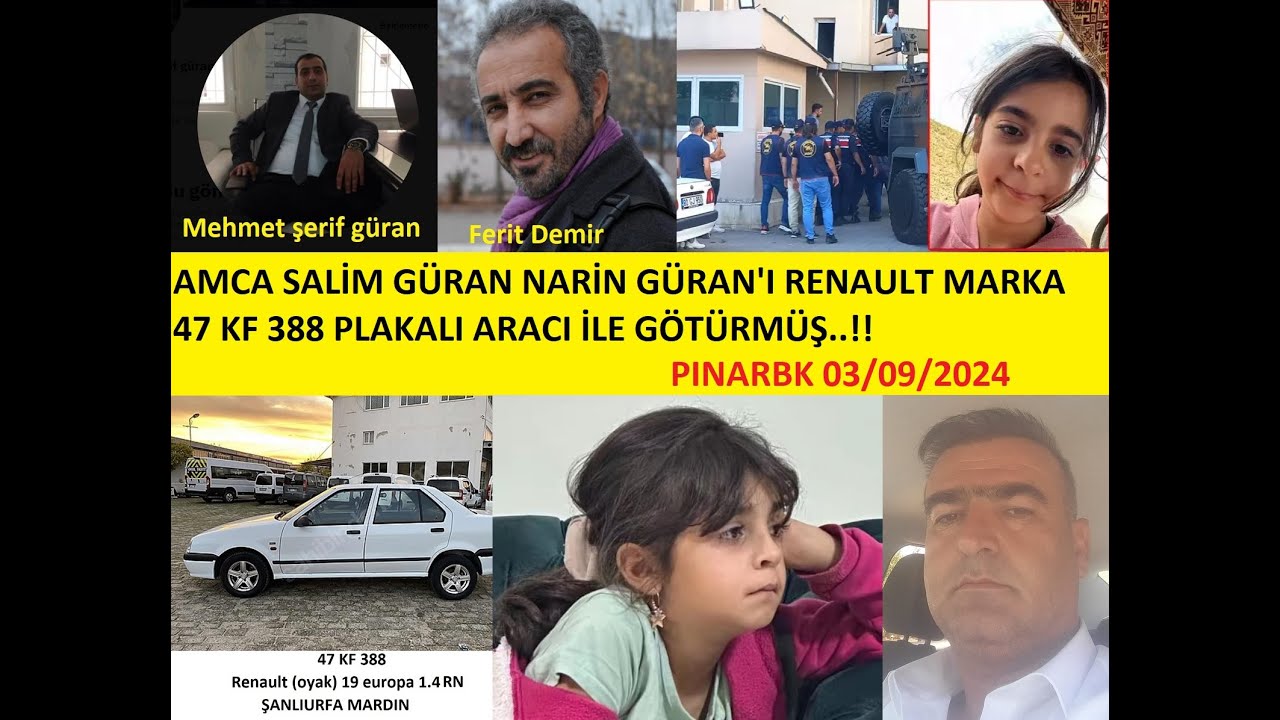 NARİN GÜRAN KAYBINDA AMCA SALİM GÜRAN'IN İFADESİ ve SON DURUM # ...