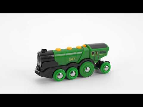 brio green locomotive