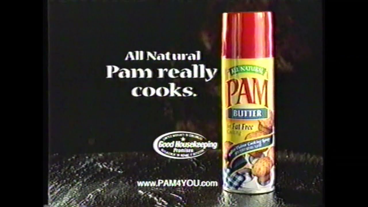 Other   2001   All Natural Butter Pam Cooking Spray Commercial