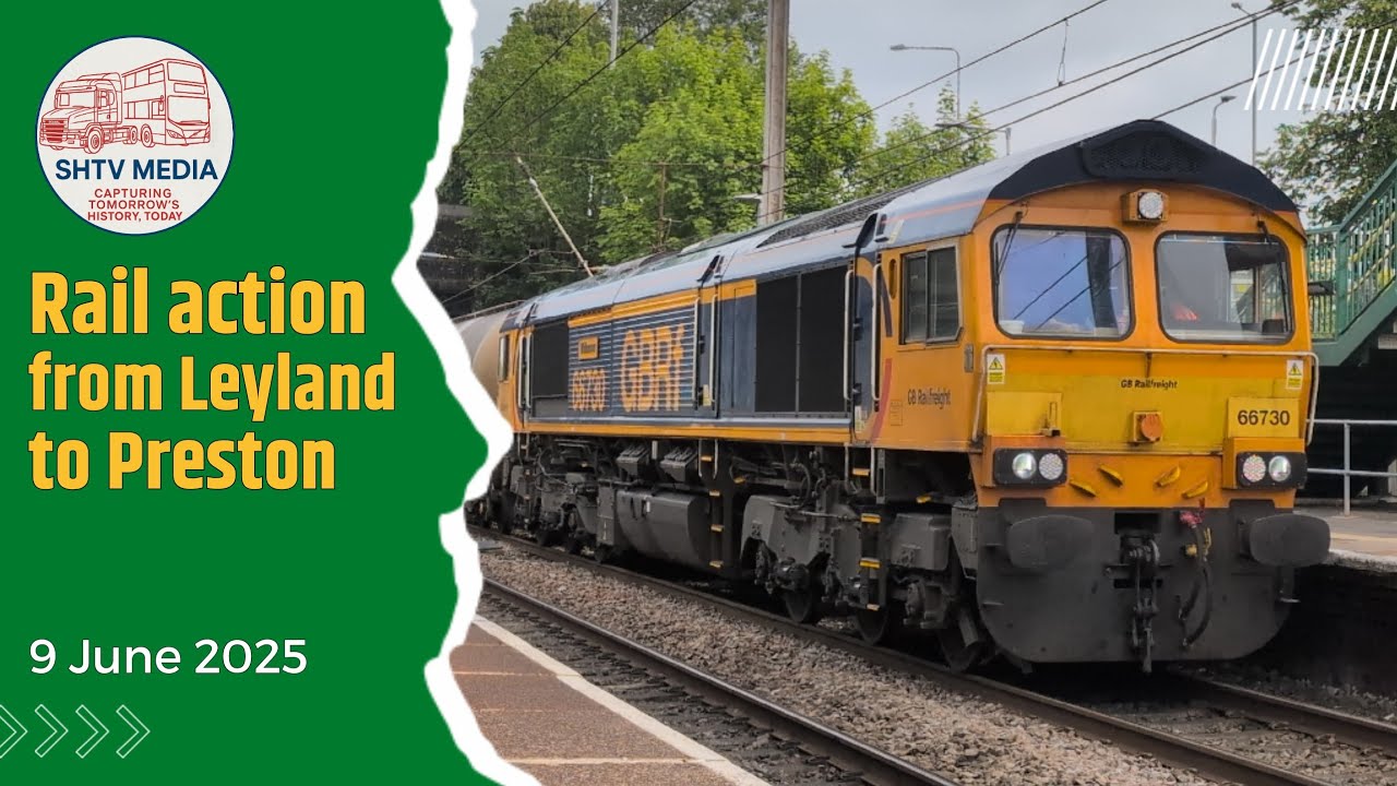 Rail Action from Leyland to Preston | Filmed Monday June 9th