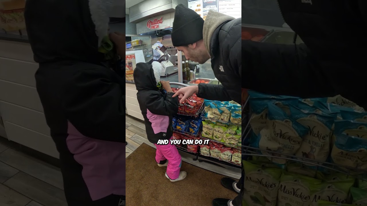 Blessing a Mom and Her Kid!