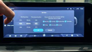 OMODA E5 – How to Schedule Charging screenshot 1