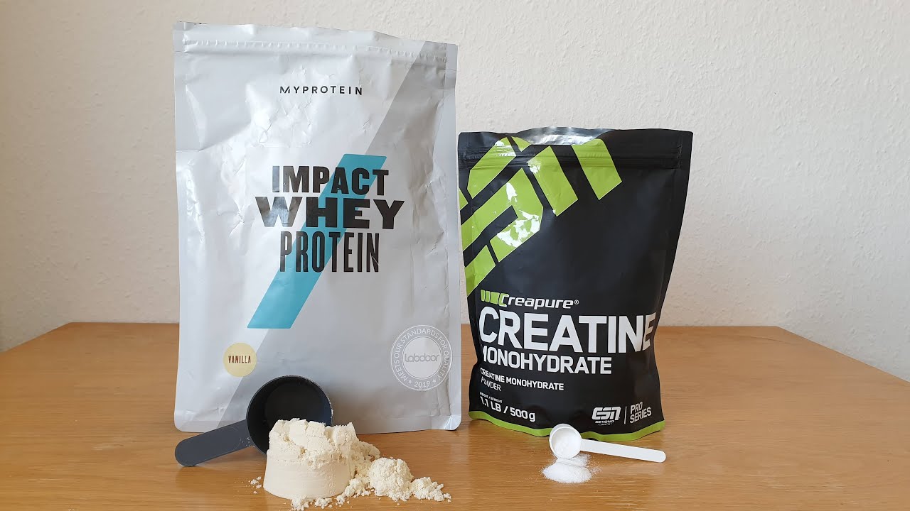 Kann Man Creatin Mit Protein Shake Mischen Creatin und Protein zusammen nehmen | Kann man beides gleichzeitig