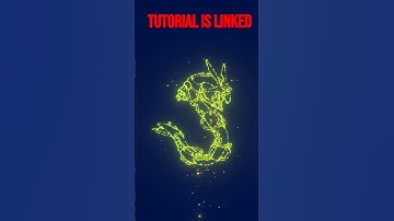 Pokémon shaped firework #blender #pokemon #pokémon #fireworks #trailer #tutorial #3danimation