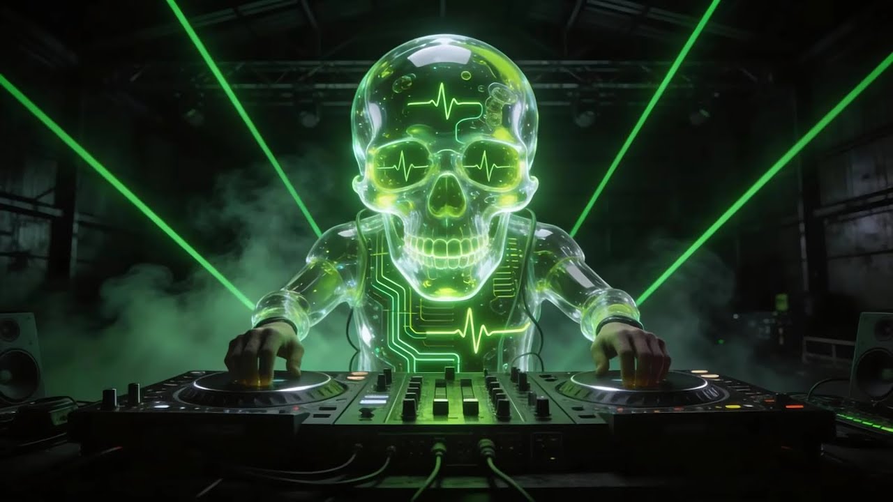 DJ Techno Rave • Hard 303 Power • by Techno Vault FM - YouTube