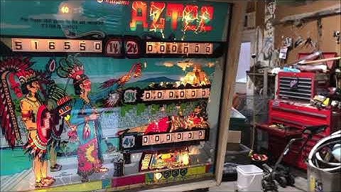 1976 Williams Aztec pinball with sound mod (sold)