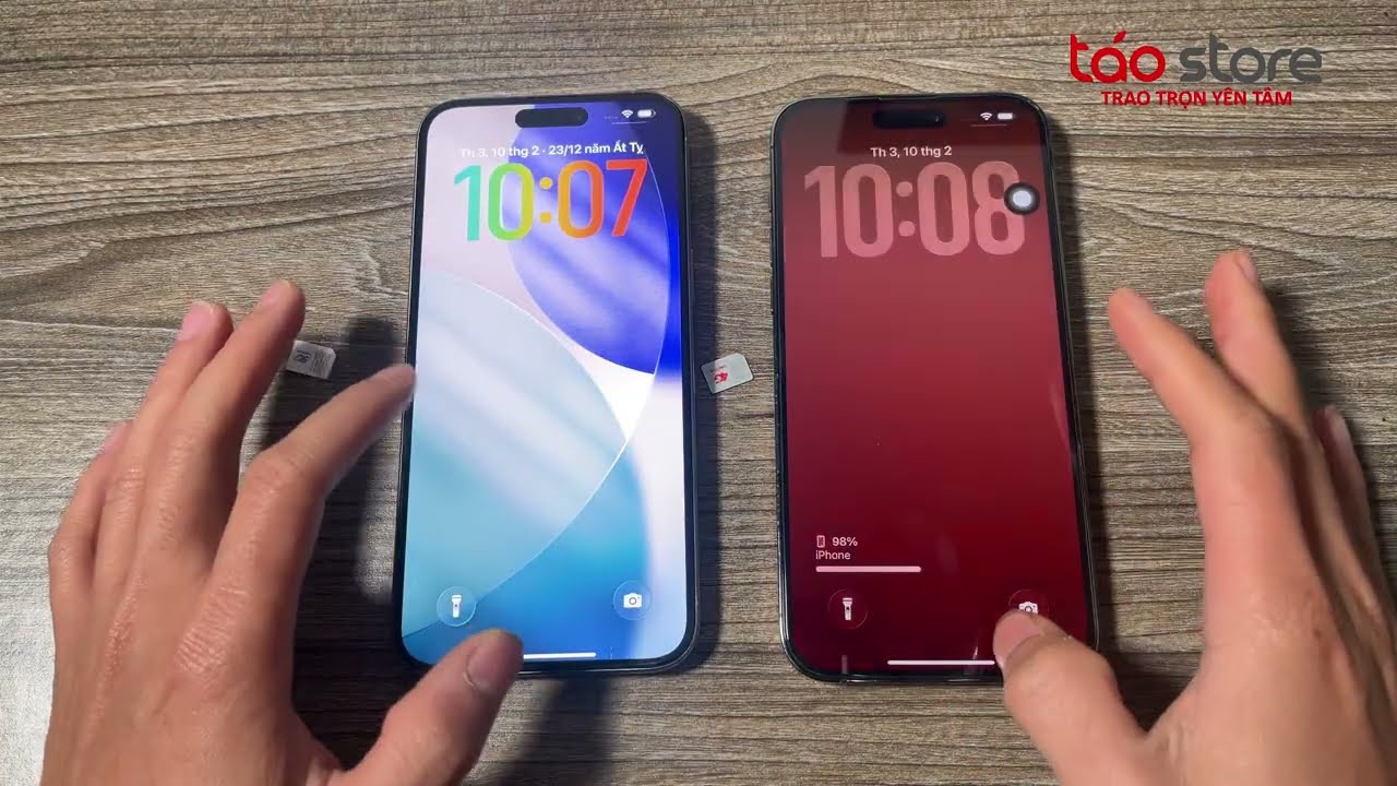 So Sánh Pin IOS 26.2.1 Trên iPhone 14 Pro Max Và iPhone 15 Pro Max Xem Máy Nào Trâu Hơn | Táo Store