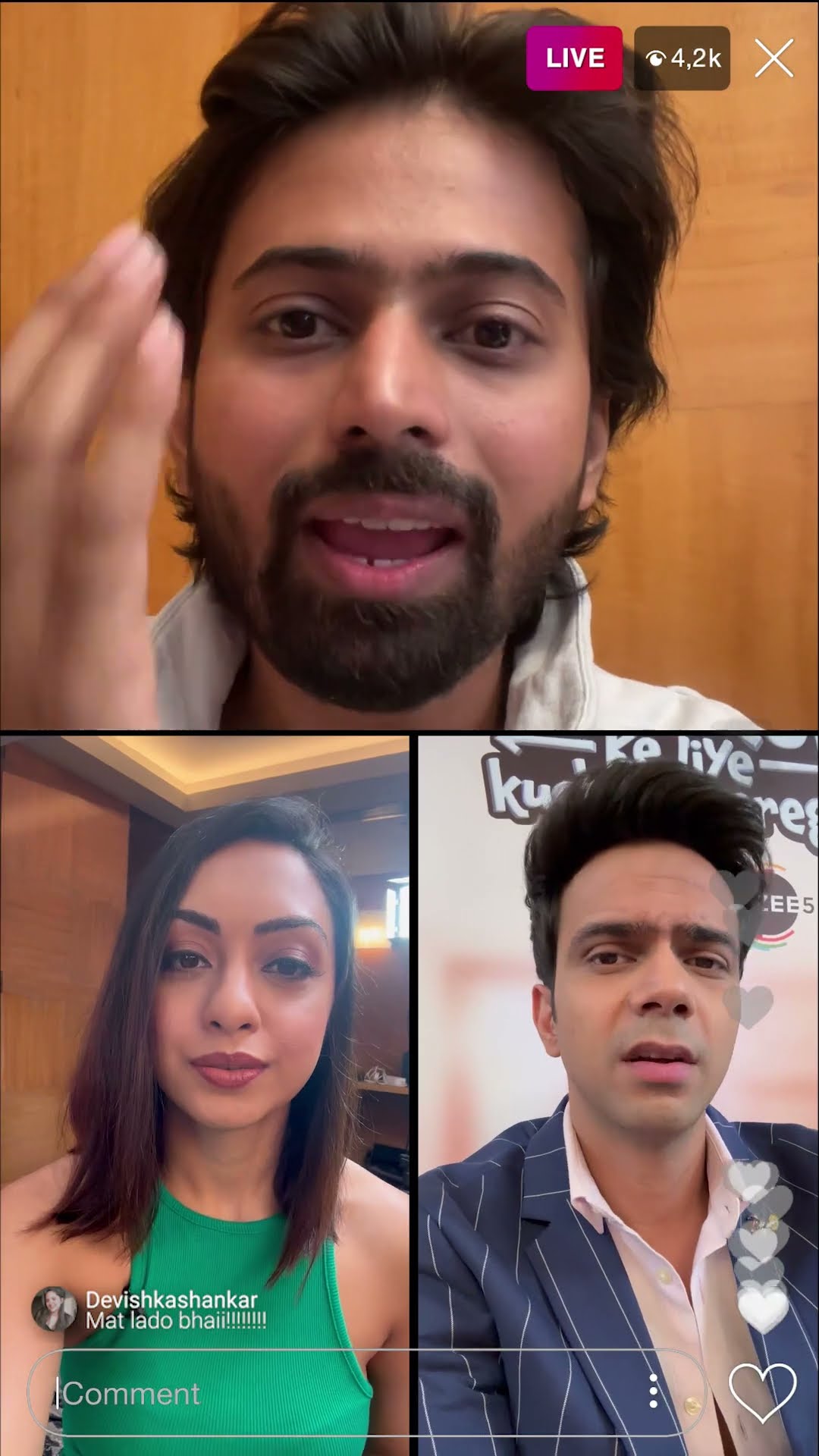 Kalesh with Kailash on IG live | Divorce Ke Liye Kuch Bhi Karega | #ZEE5 | #shorts