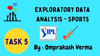 Exploratory Data Analysis - Sports | Indian Premier League | IPL | Task 5 | The Sparks Foundation