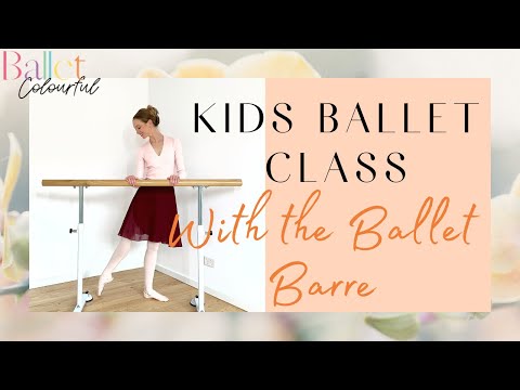 KIDS BALLET DANCING TUTORIAL | BALLET BARRE (Ages 3+)